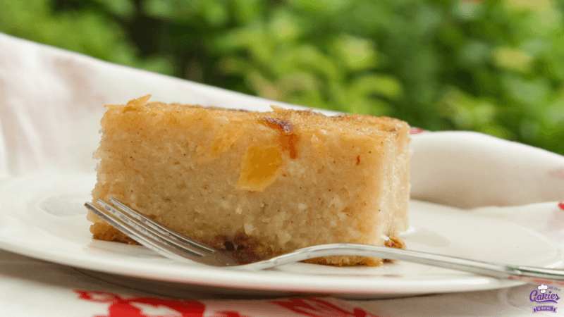 Surinamese Bojo Cake with Pineapple | Surinamese Bojo Cake with Pineapple is a cassava-coconut cake with pineapple chunks. This traditional Surinamese cake is often served at parties. | http://www.cakieshq.com | Step 07