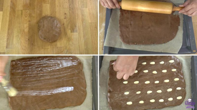Dutch speculaasbrokken process photo's of making the dough 3