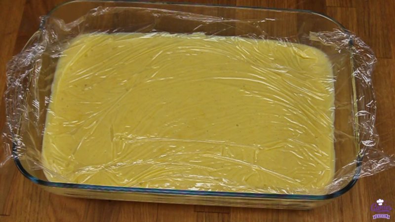 Basic Pastry Cream Recipe | Pastry Cream is a delicious, custard or pudding perfect as a filling for cream puffs or cakes. It's really easy to make pastry cream yourself at home. | https://www.cakieshq.com | Step 07